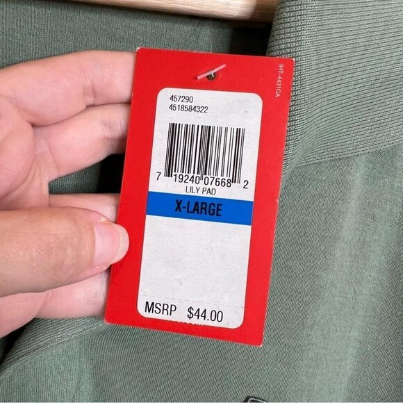 IZOD Mens Size XL Sage Green Short Sleeve Polo Shirt NEW Smooth Cotton Preppy - Picture 9 of 13